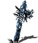 crystal straight sword